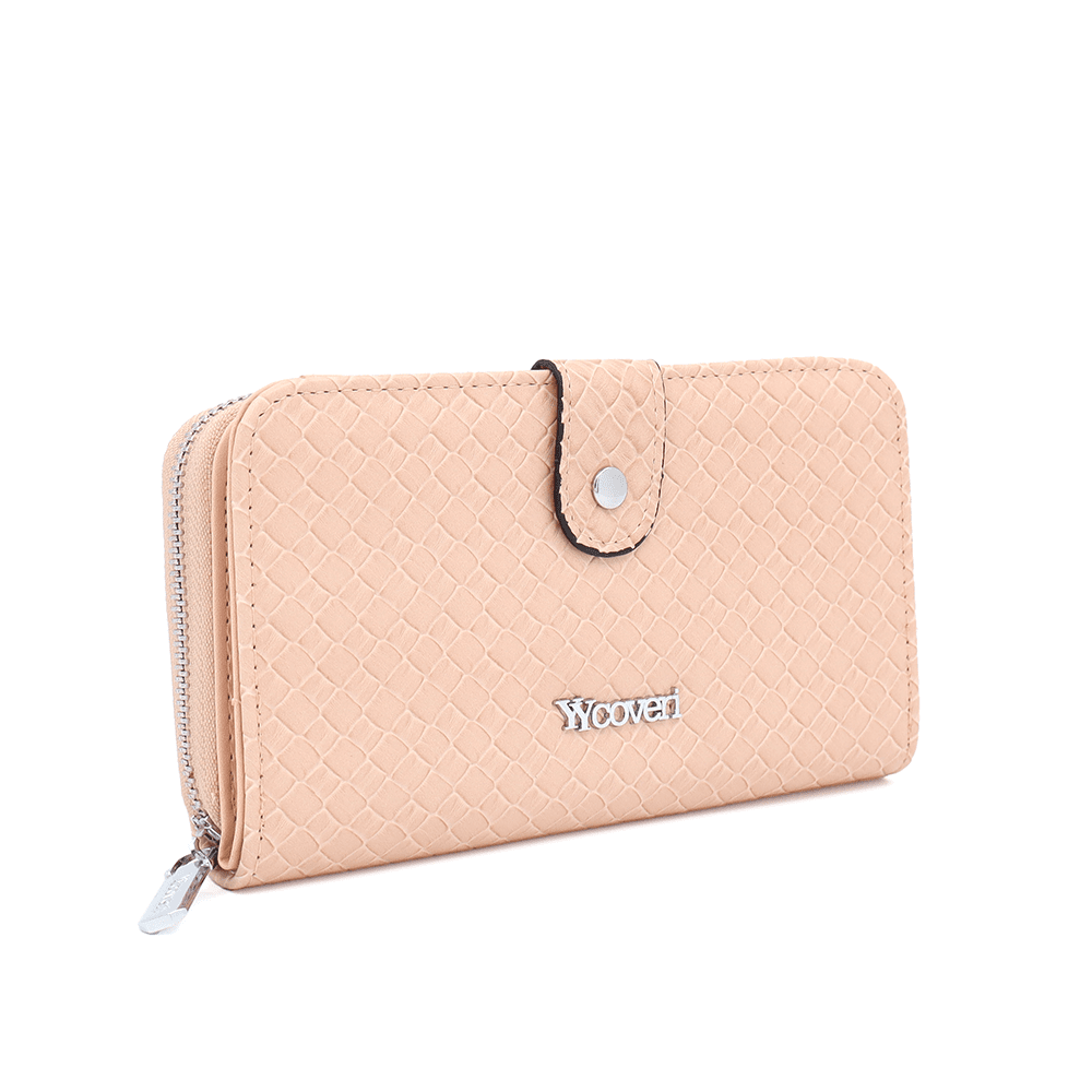 Голямо дамско портмоне - розово