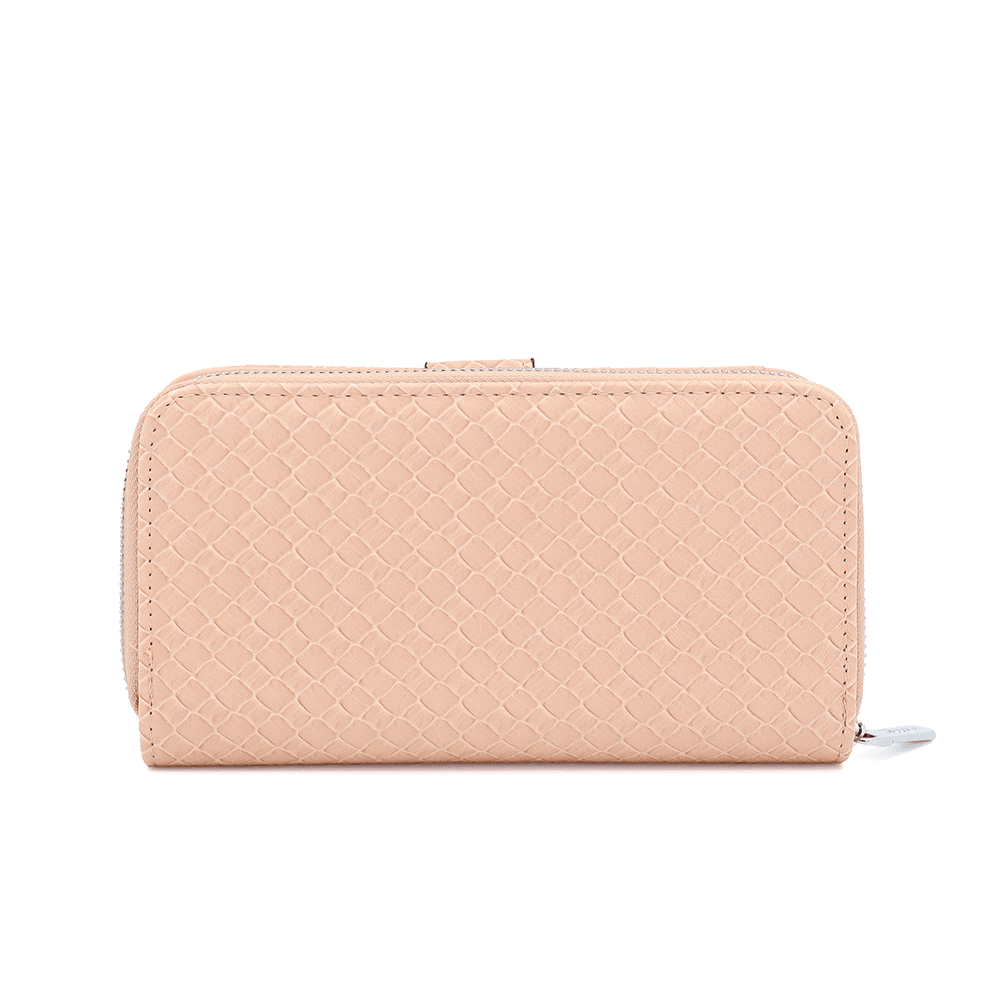 Голямо дамско портмоне - розово