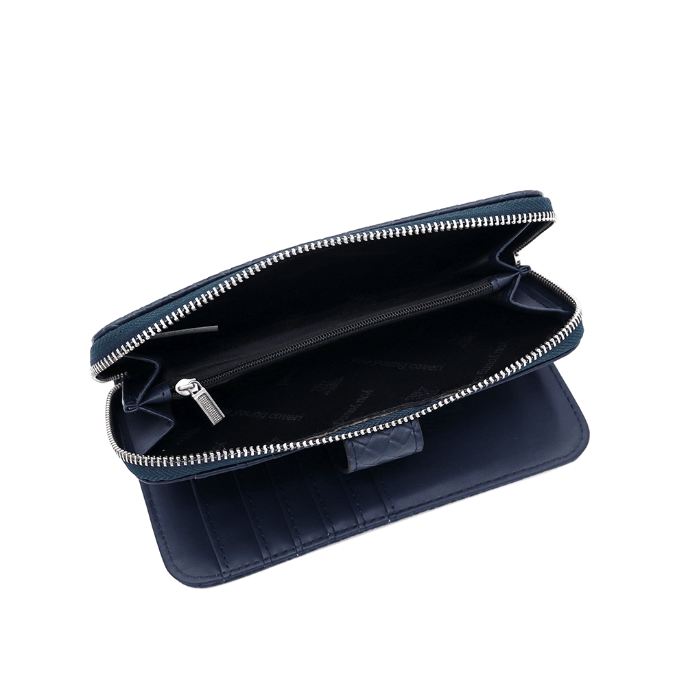 Nagy női pénztárca - sötétkék