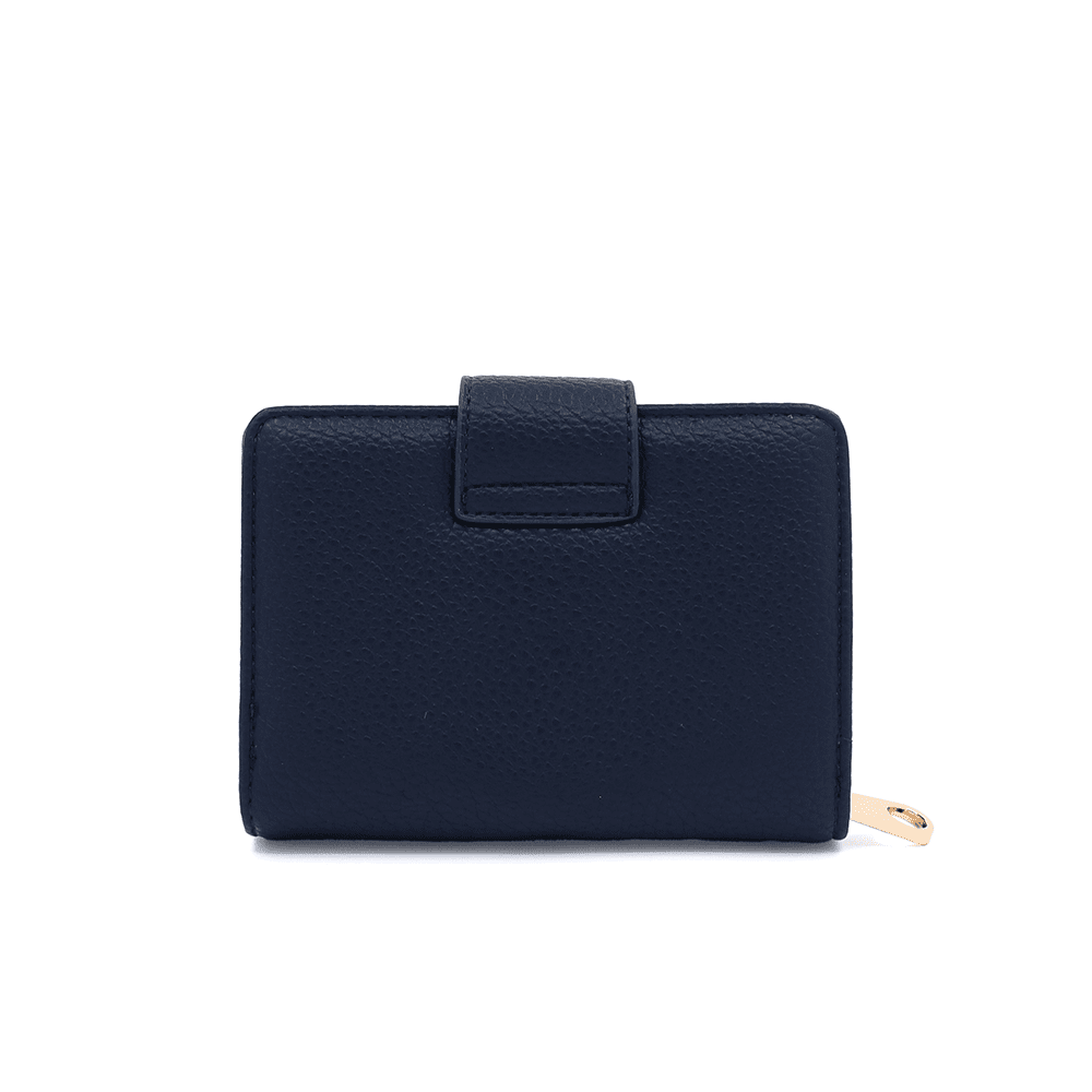Női pénztárca levehető kártyatartóval - sötétkék