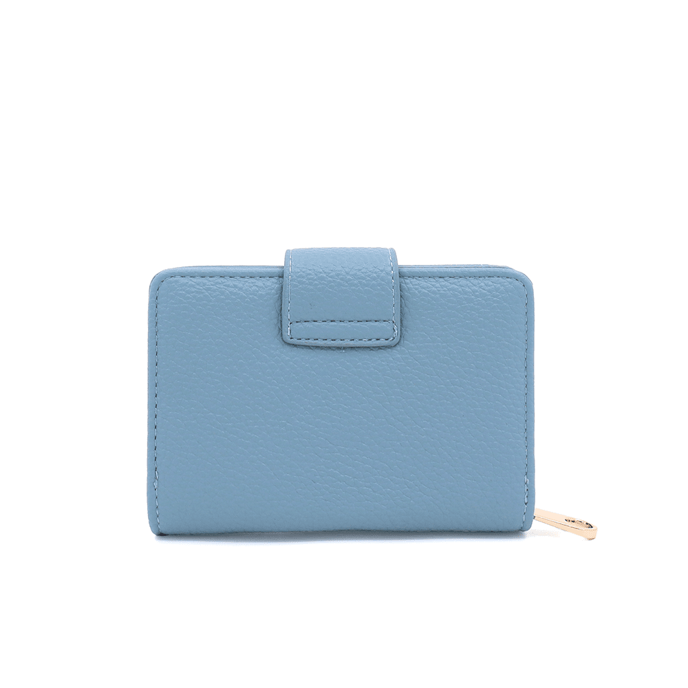 Női pénztárca levehető kártyatartóval - kék