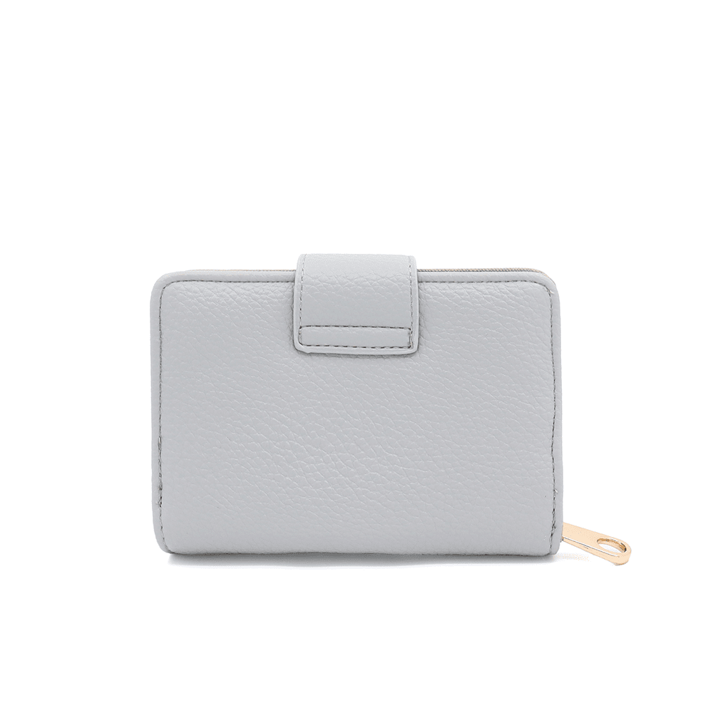 Női pénztárca levehető kártyatartóval - világosszürke