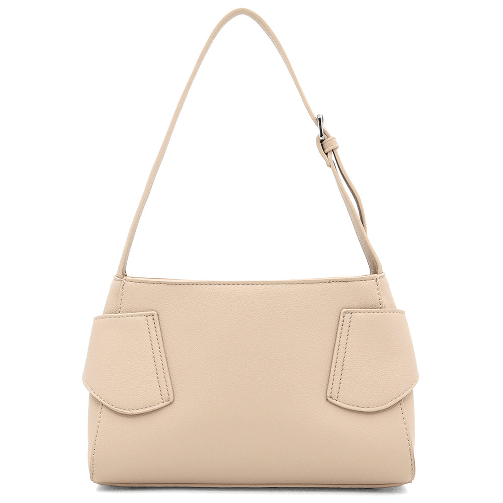 Diana & Co - Női válltáska virágmintával - bézs