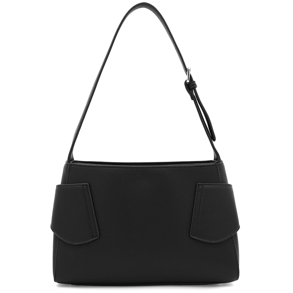 Diana & Co - Női válltáska virágmintával - fekete