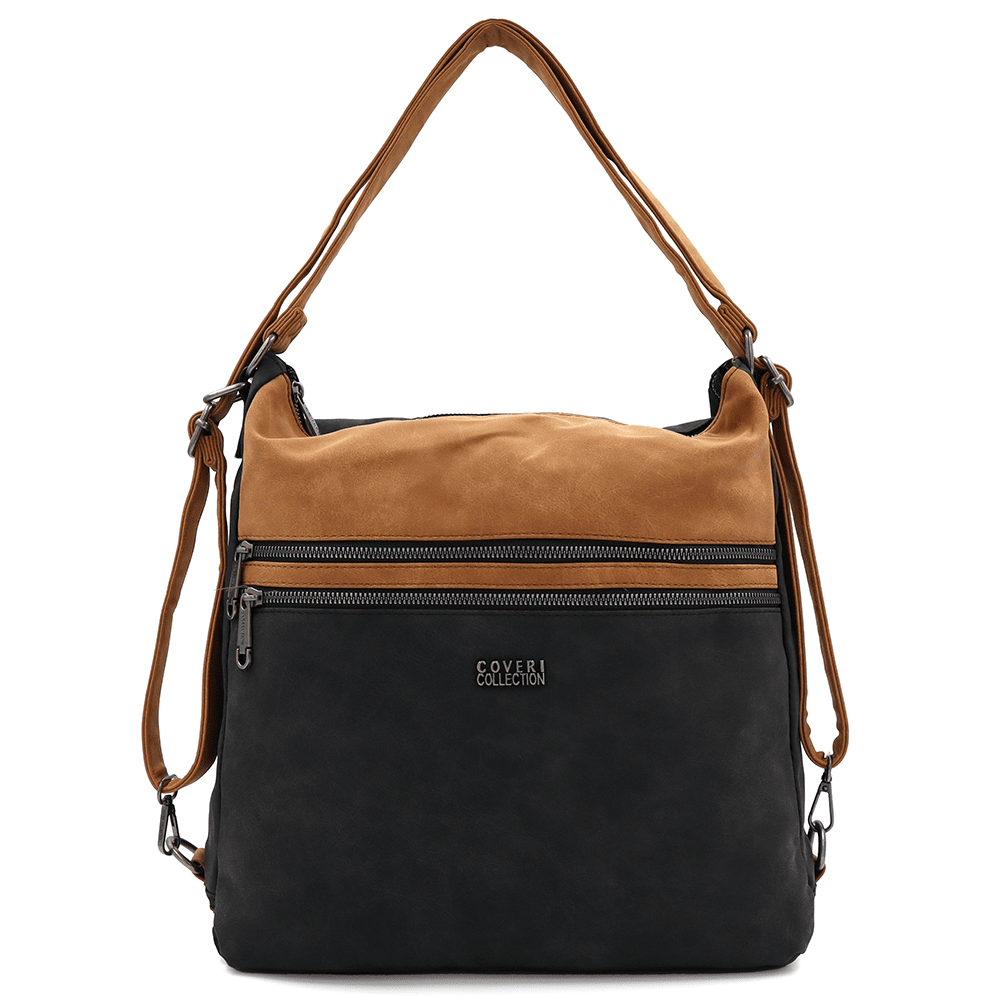 2 az 1-ben – Nagy táska és hátizsák Natalia – fekete