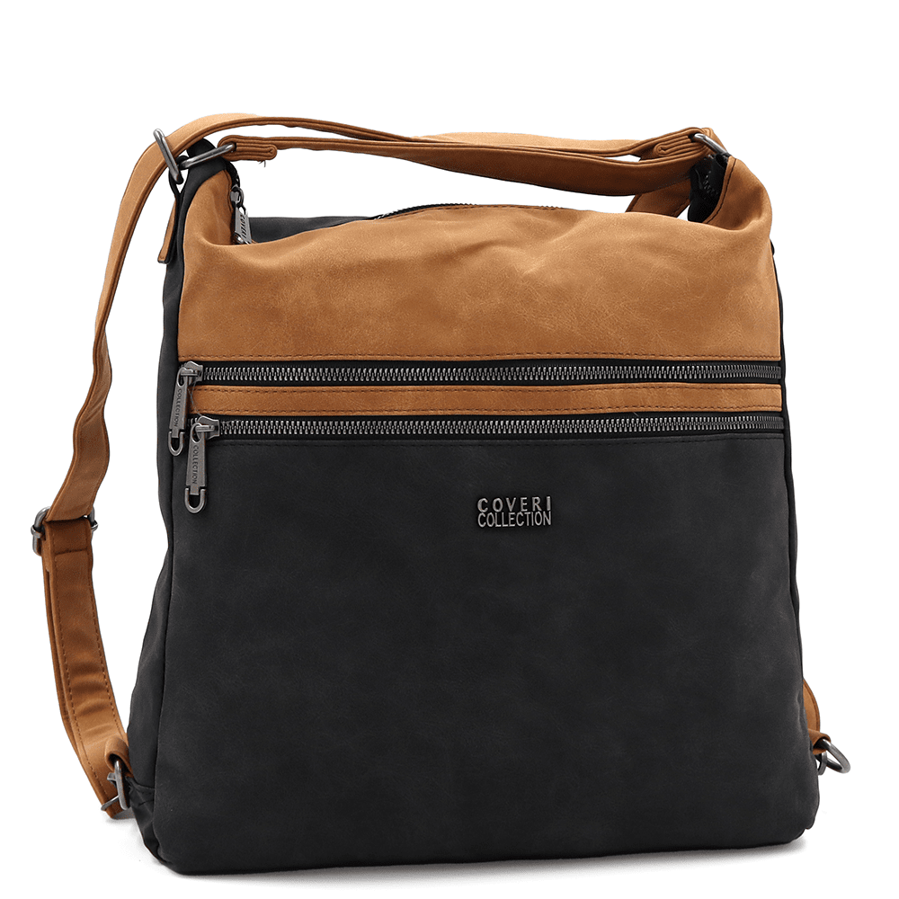 2 az 1-ben – Nagy táska és hátizsák Natalia – fekete