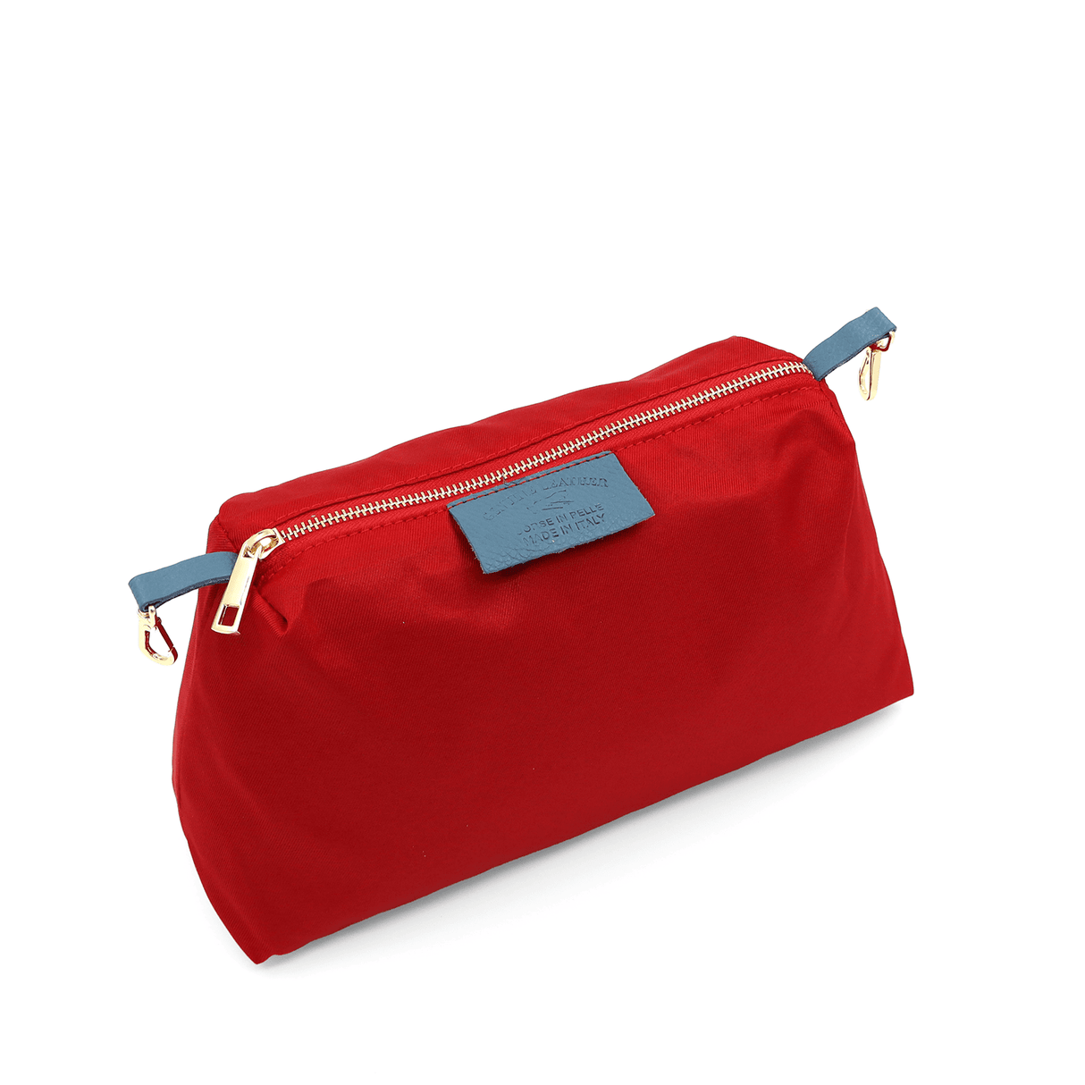 Női táska természetes bőrből Zaria - kék