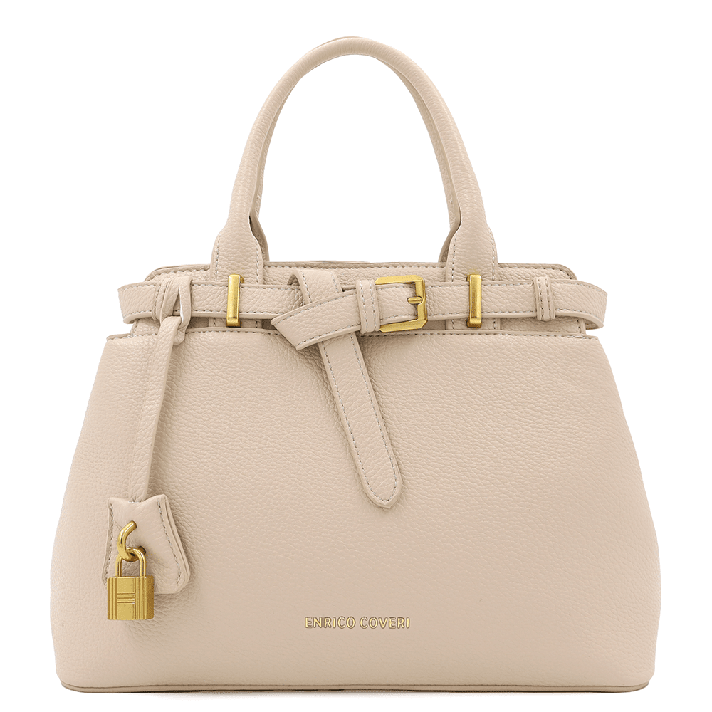 ENRICO COVERI - Nagy női táska - világosbarna