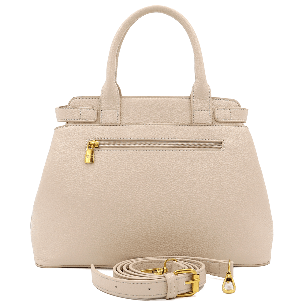 ENRICO COVERI - Nagy női táska - világosbarna