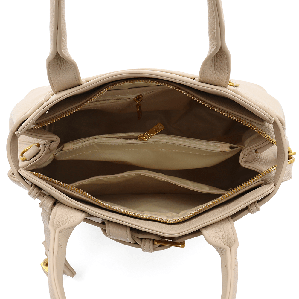 ENRICO COVERI - Nagy női táska - világosbarna