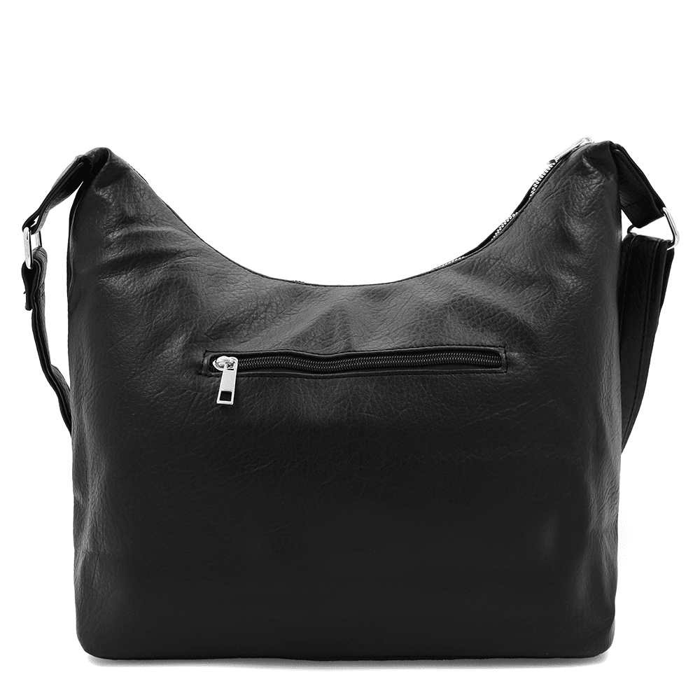 Nagy női válltáska Beana - fekete