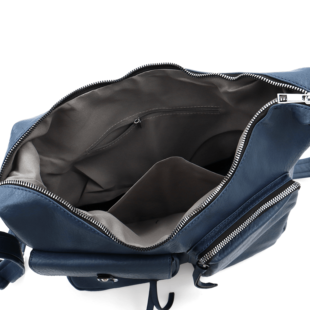 Nagy női válltáska Beana - sötétkék