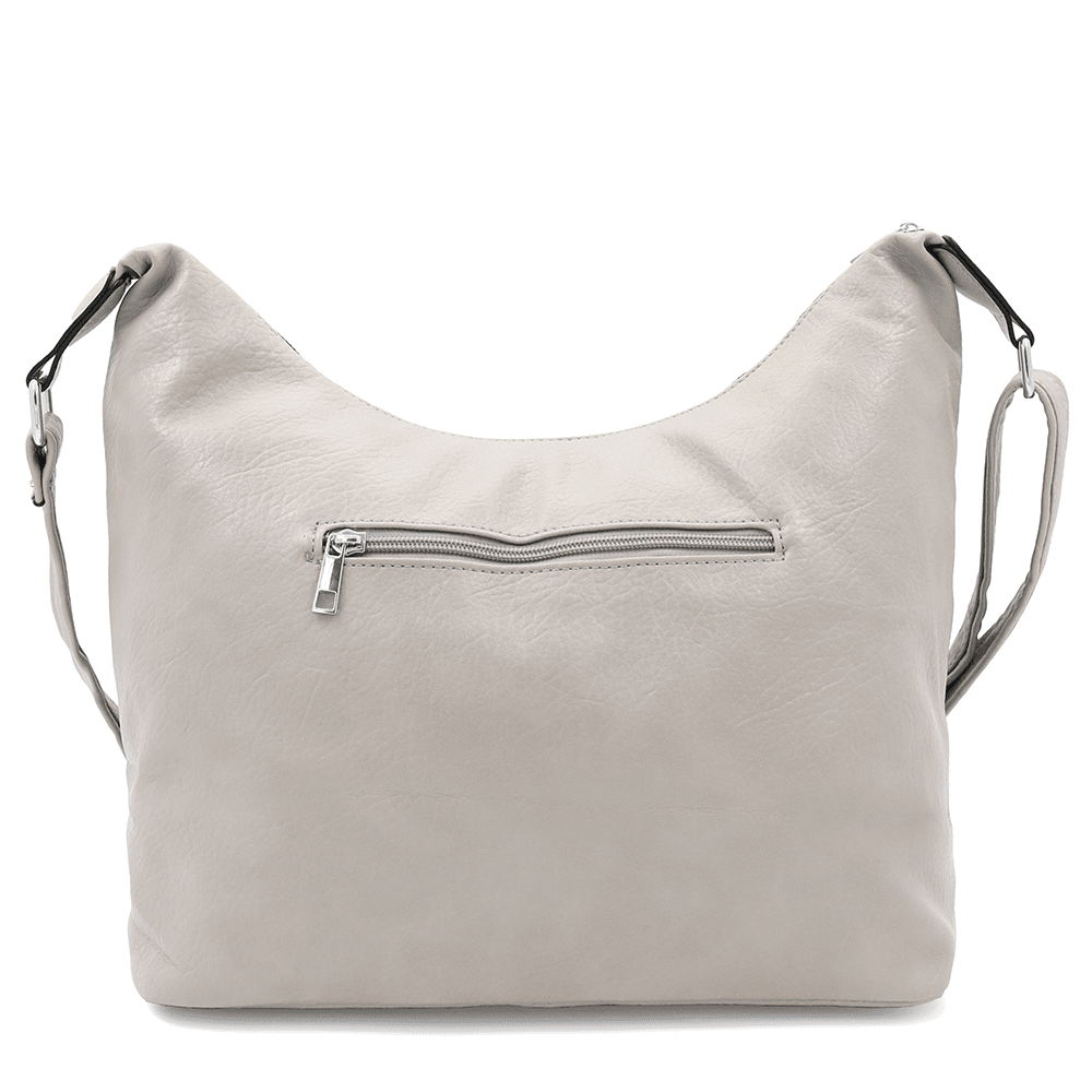 Nagy női válltáska Beana - szürke