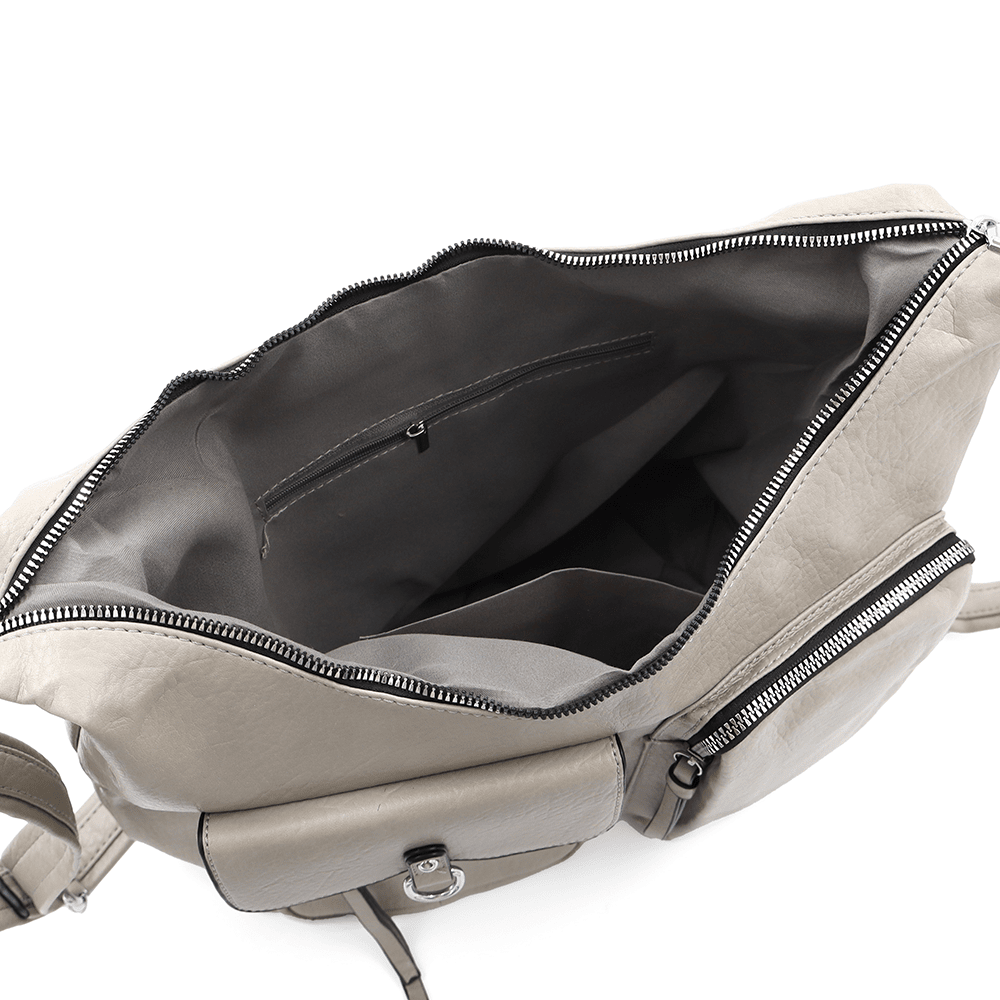 Nagy női válltáska Beana - szürke