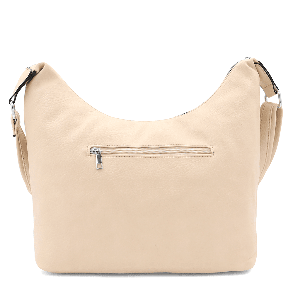 Nagy női válltáska Beana - világosbarna