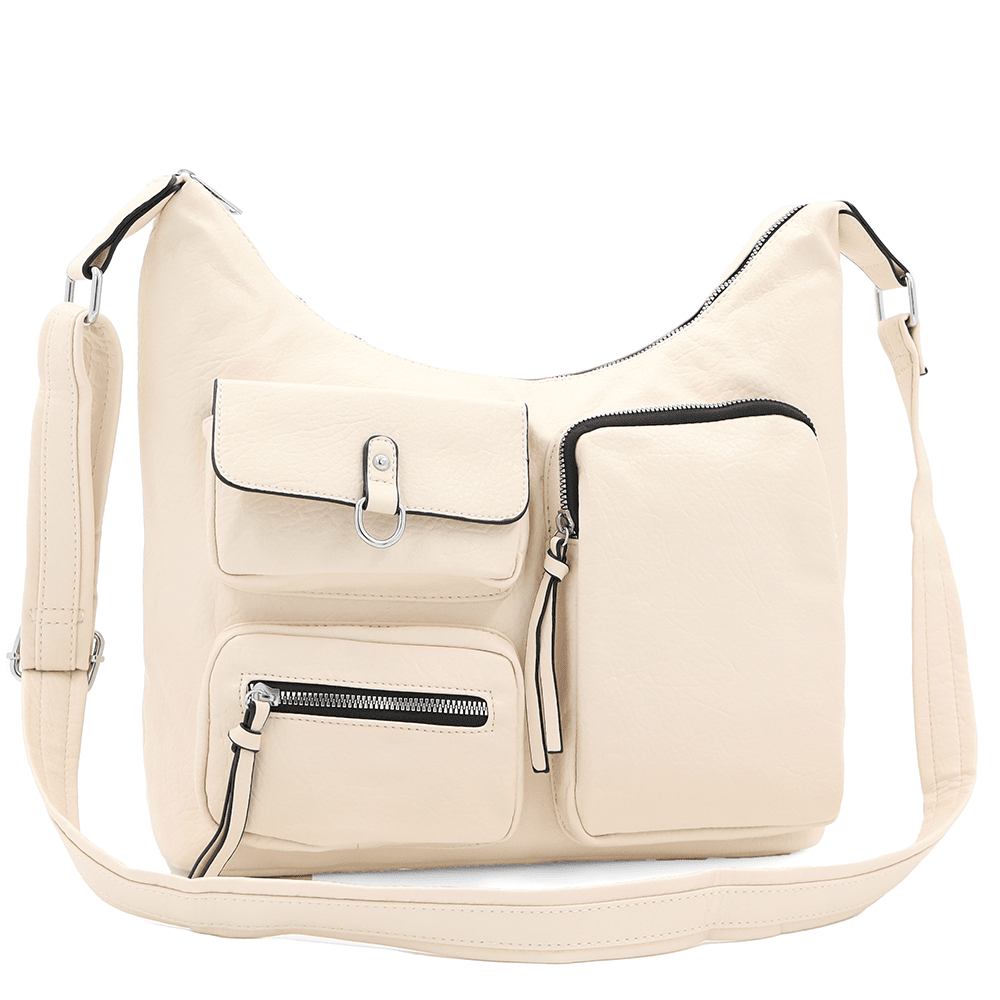 Nagy női válltáska Beana - bézs