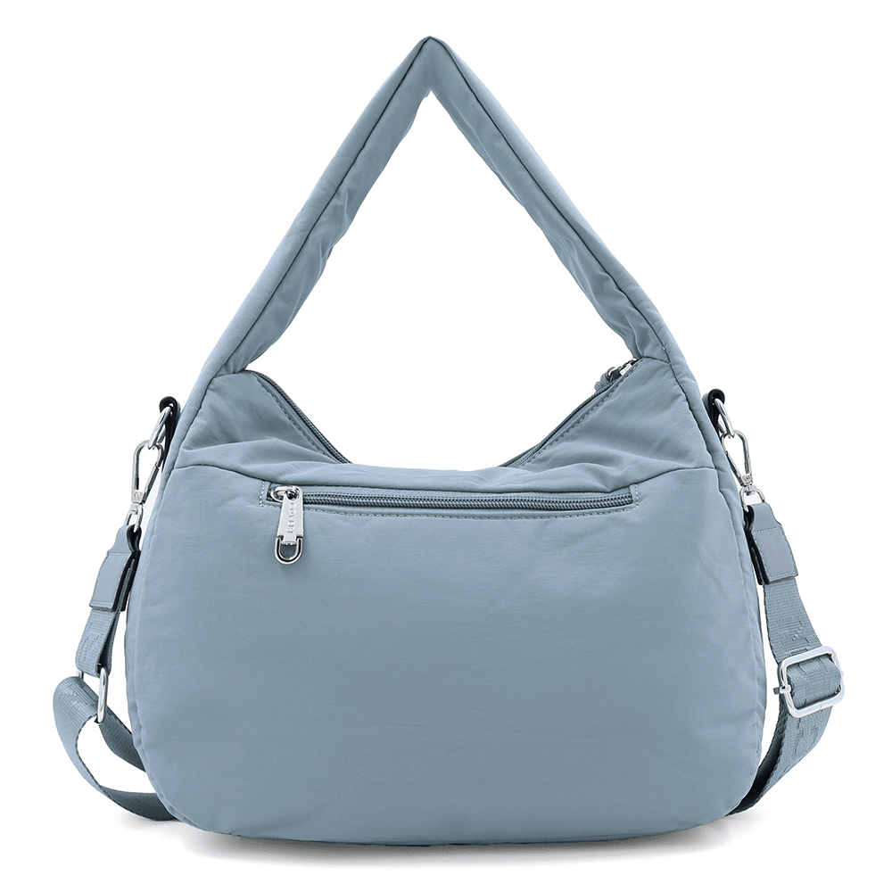 Női táska szövetből, 2 fogantyúval Erina  - világoskék
