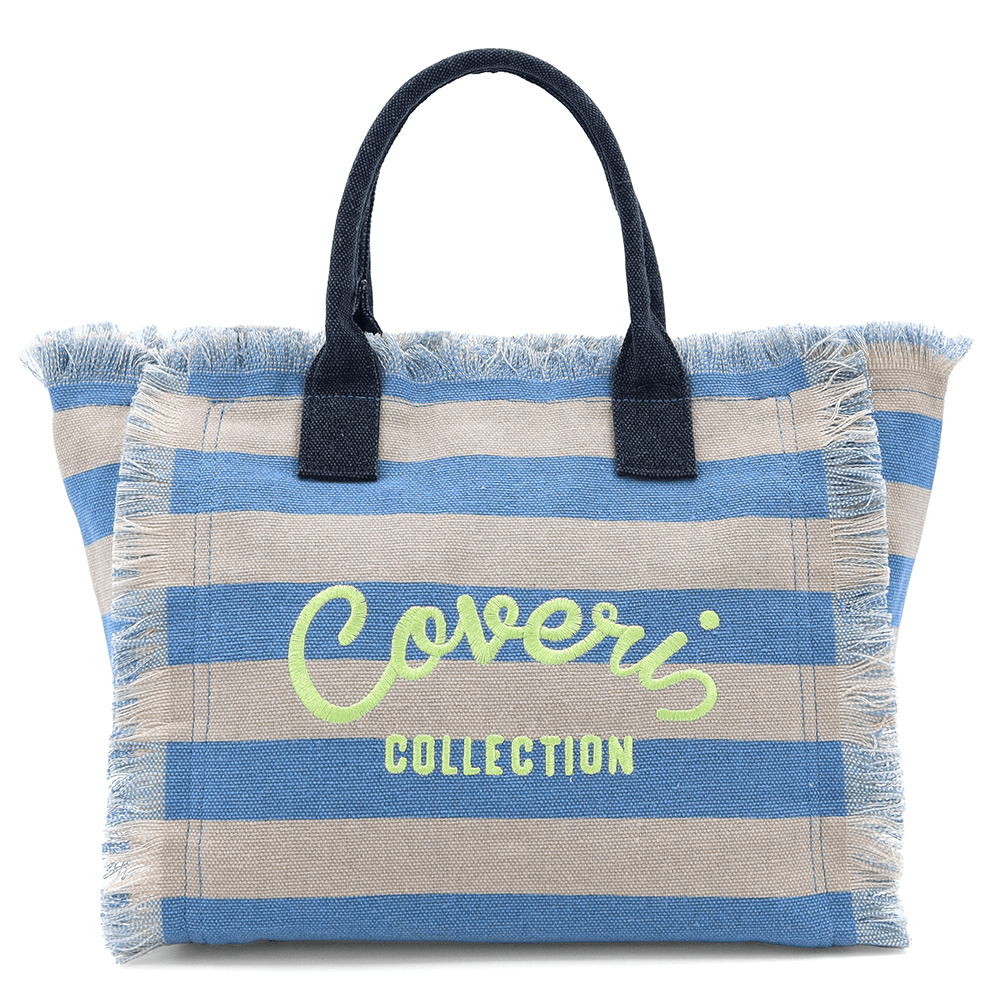 Strandtáska Kalina nyomtatással - kék