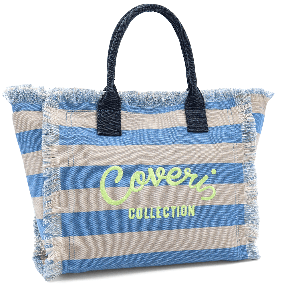 Strandtáska Kalina nyomtatással - kék