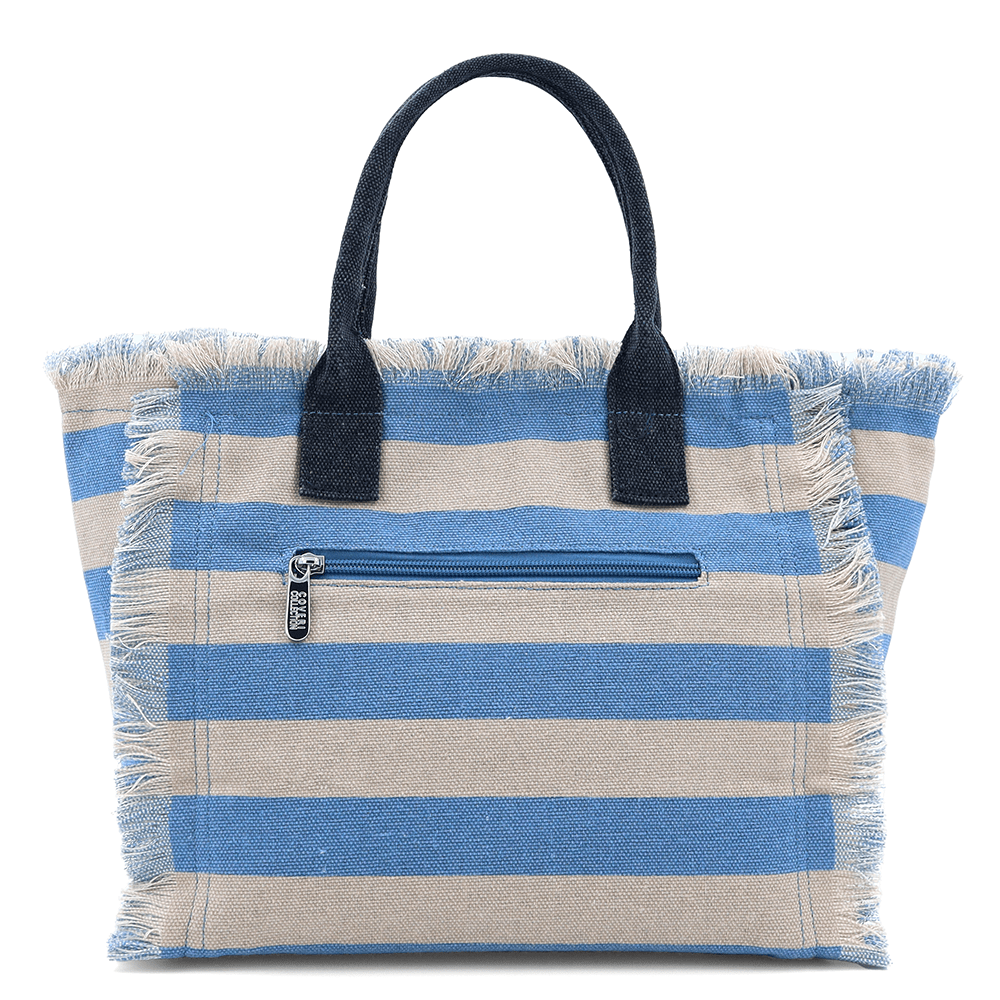 Strandtáska Kalina nyomtatással - kék