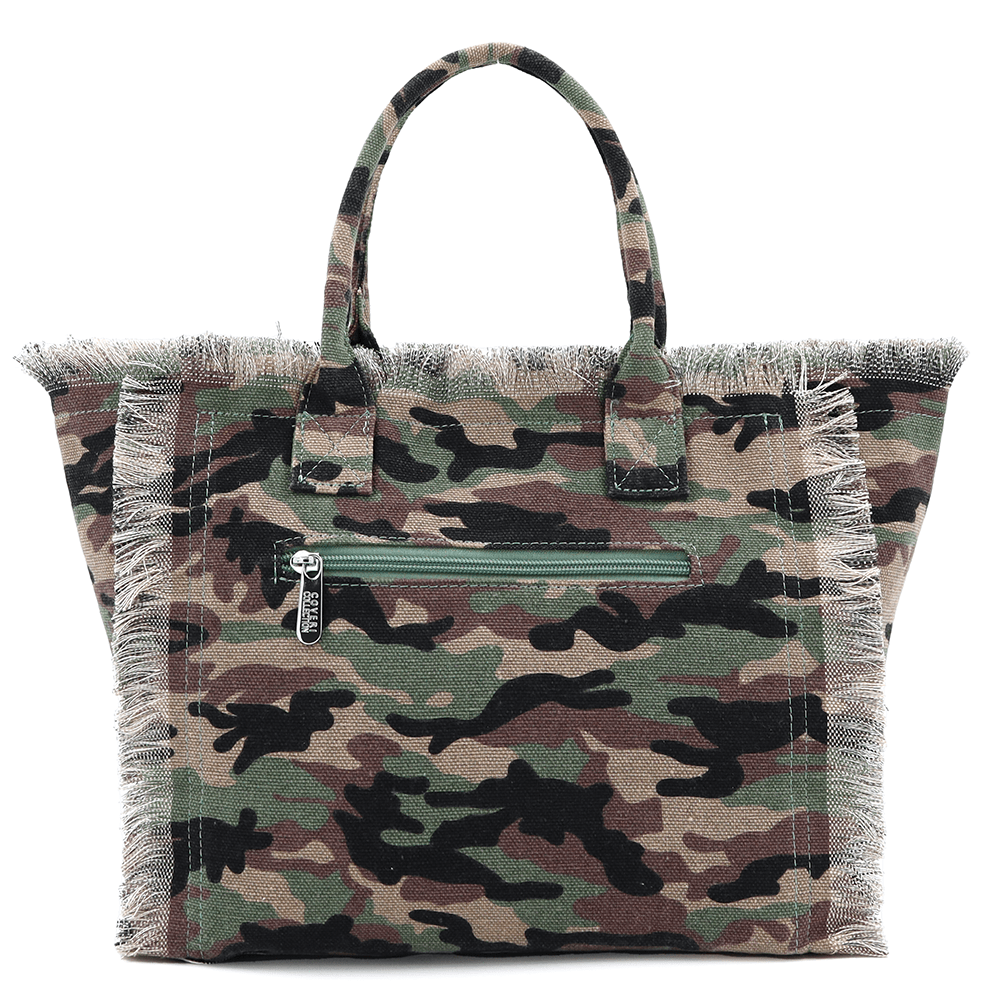 Strandtáska Kalina-nyomtatással – kamuflázs