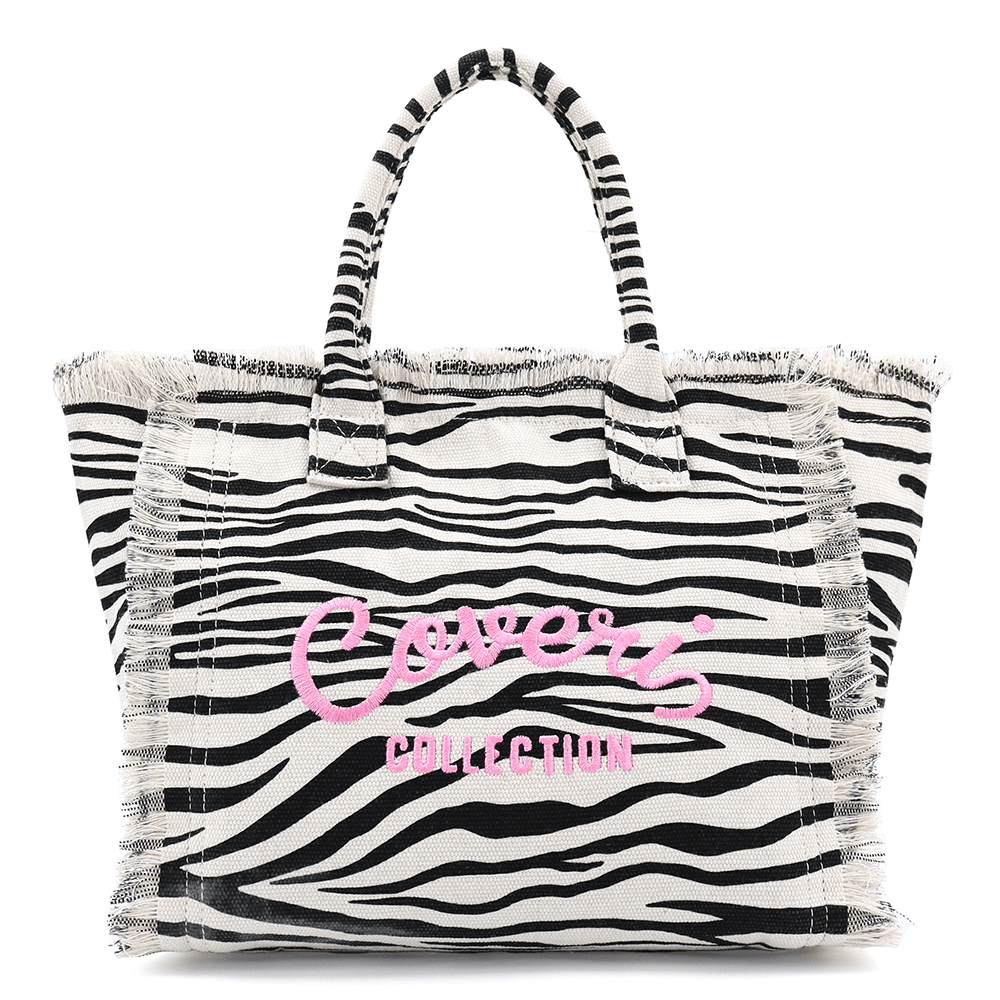 Strandtáska Kalina-nyomtatással – zebra