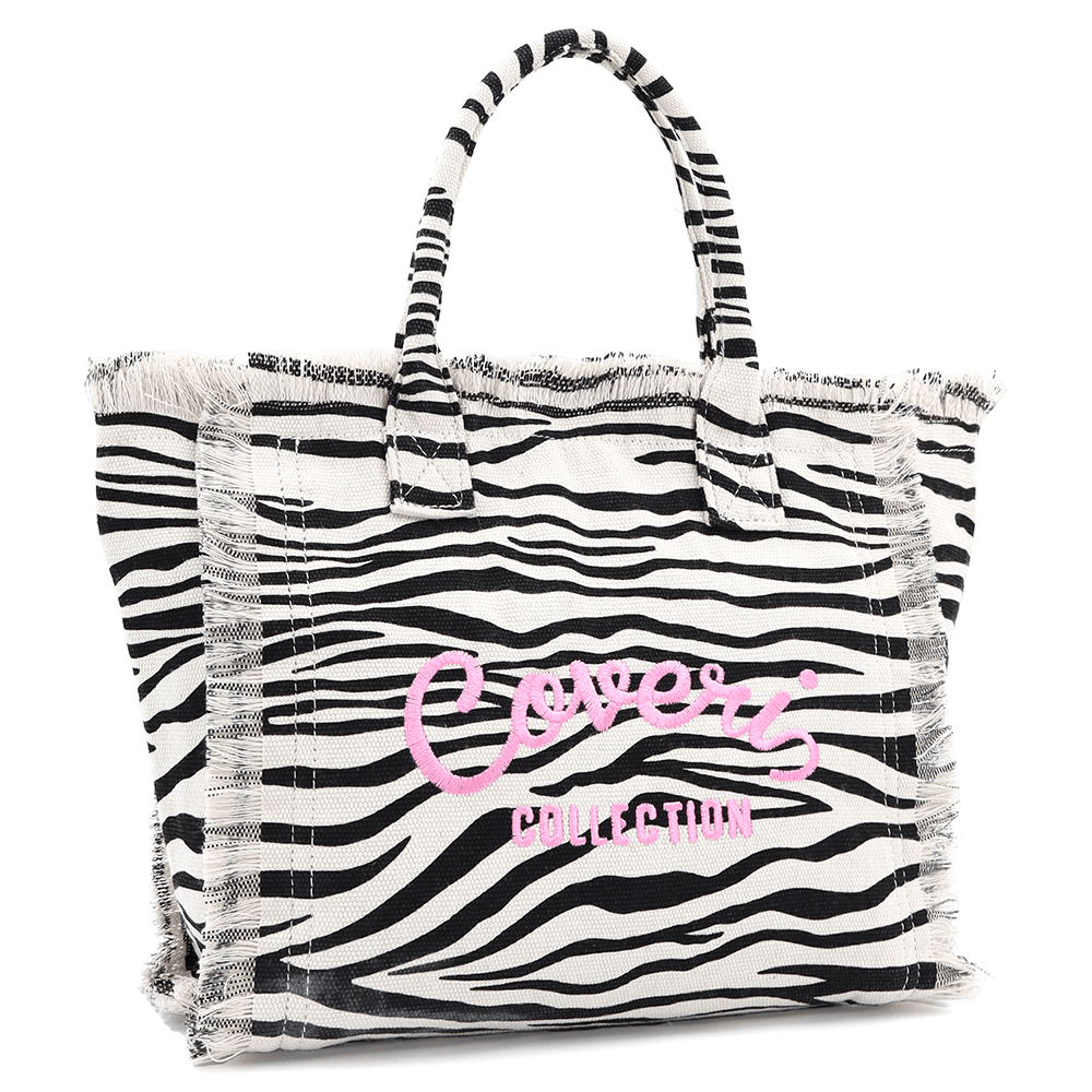 Strandtáska Kalina-nyomtatással – zebra