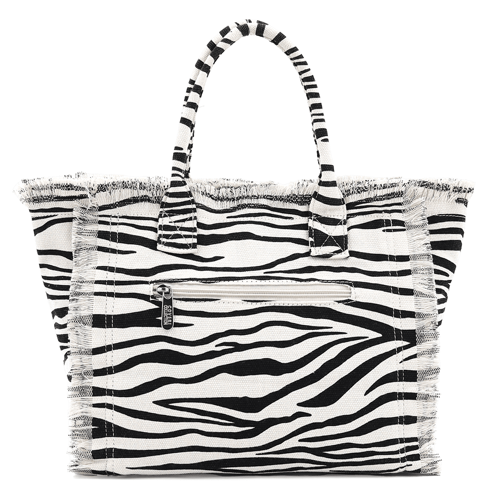 Strandtáska Kalina-nyomtatással – zebra