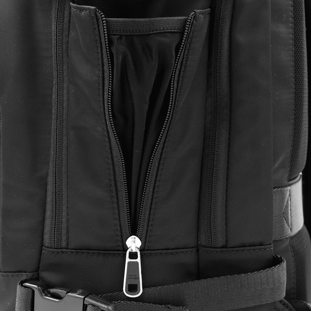 David Jones uniseks utazótáska – kézipoggyász repülőgépen, laptopzsebbel és poggyászrekesszel – fekete