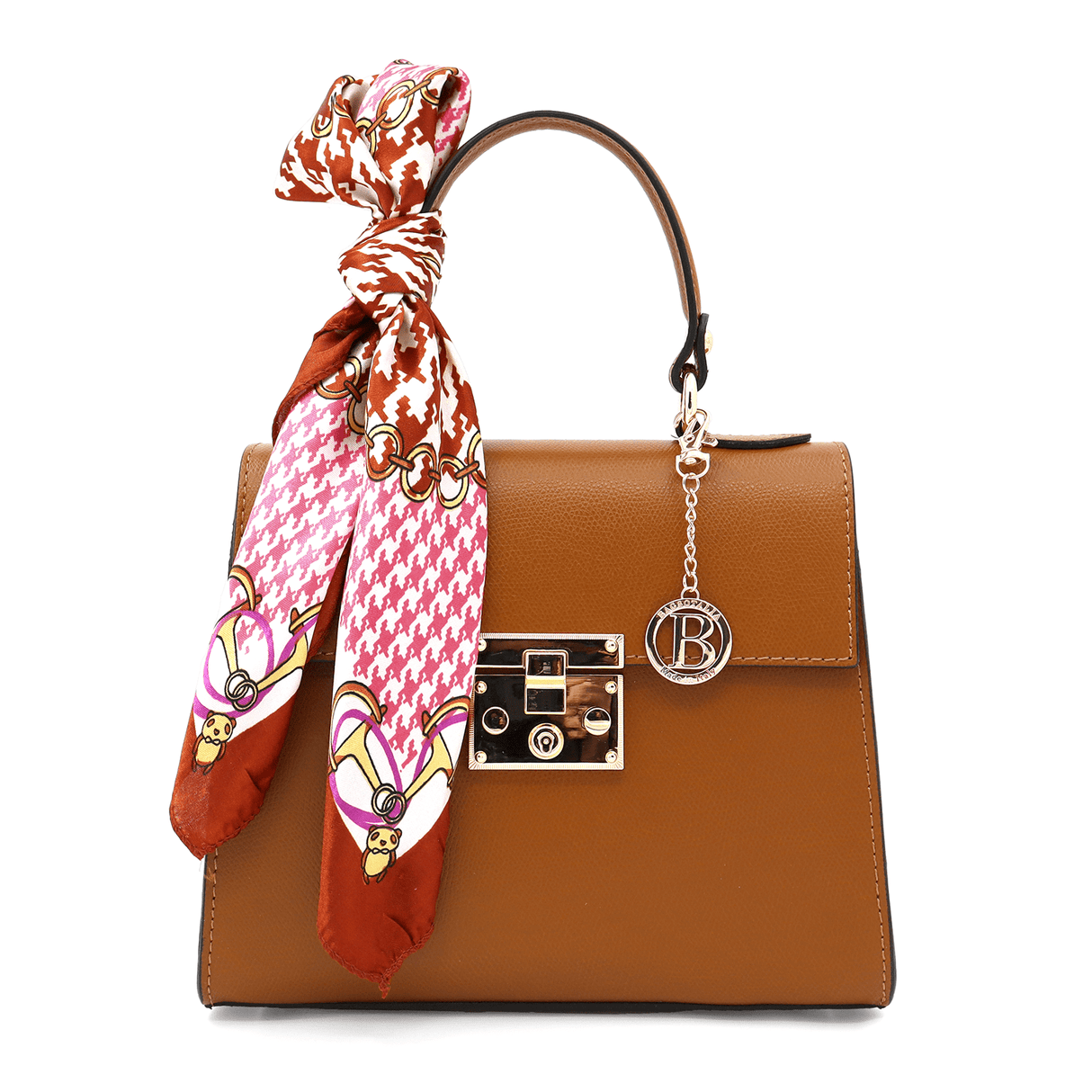 Természetes bőr táska Alessandra - cserépbarna