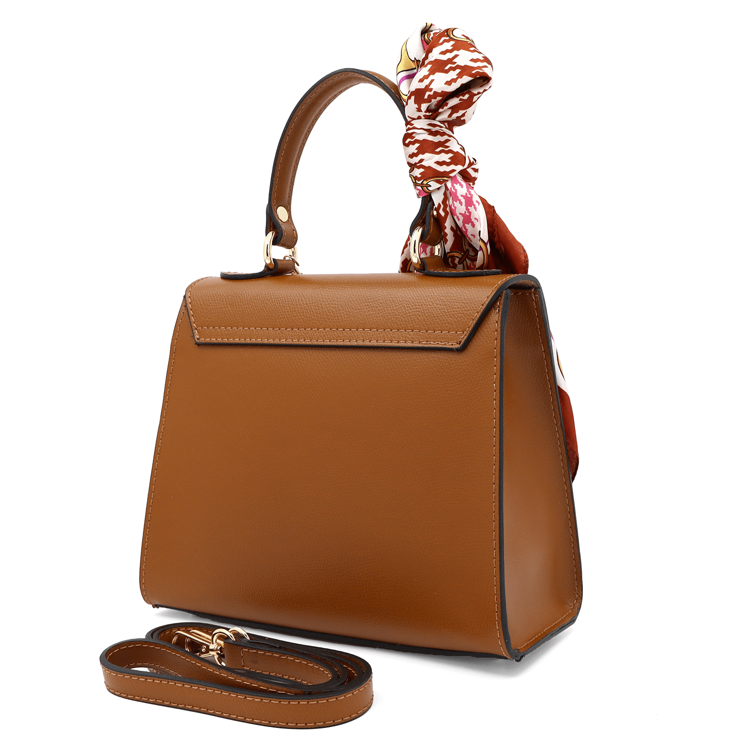 Természetes bőr táska Alessandra - cserépbarna