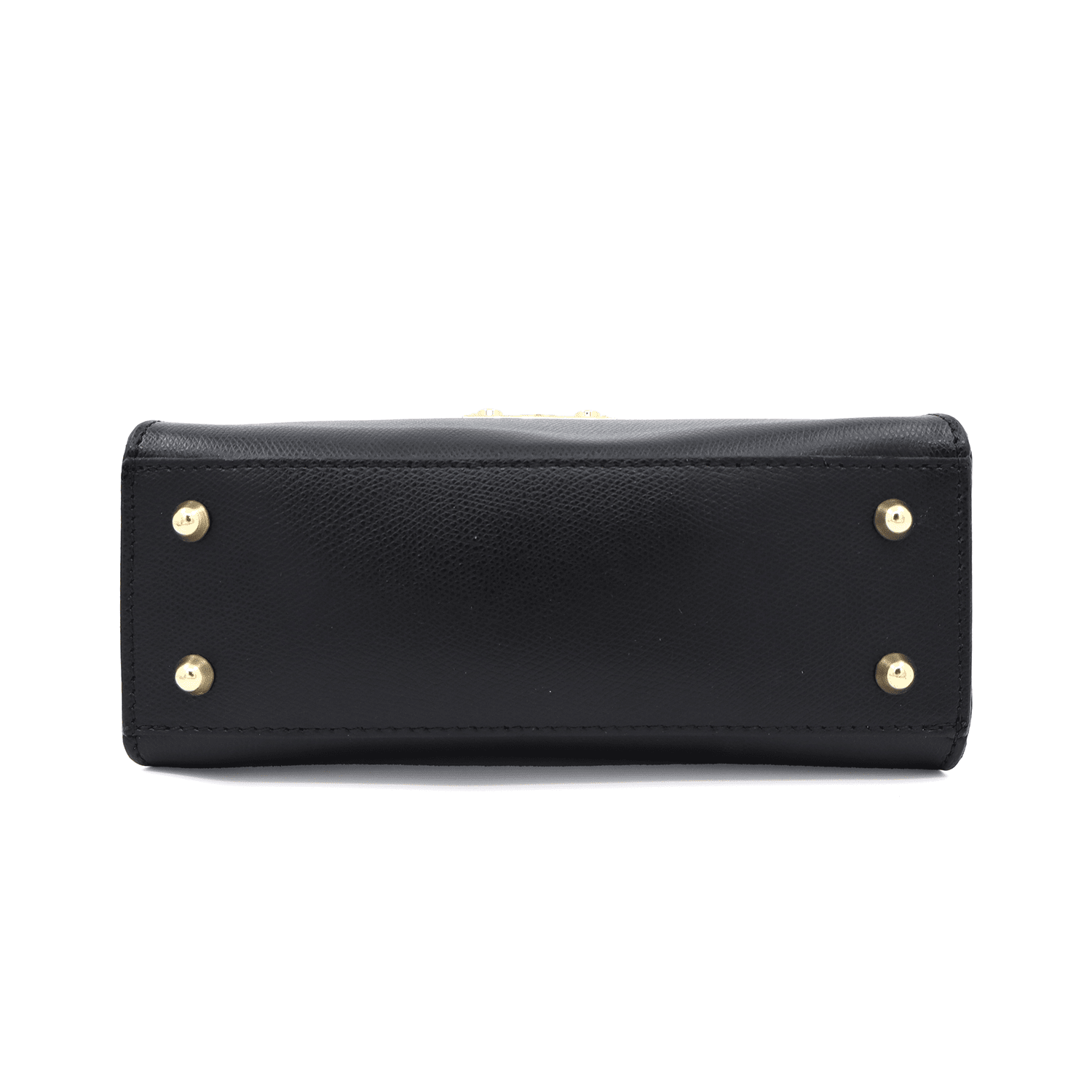 Természetes bőr táska Alessandra - fekete