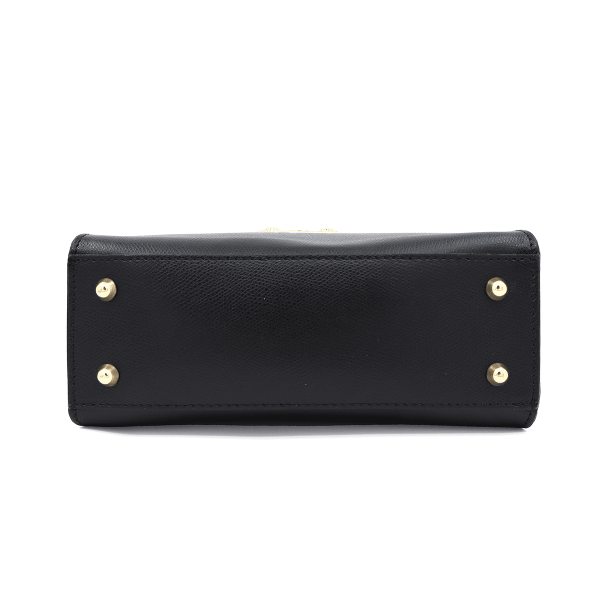 Természetes bőr táska Alessandra - fekete