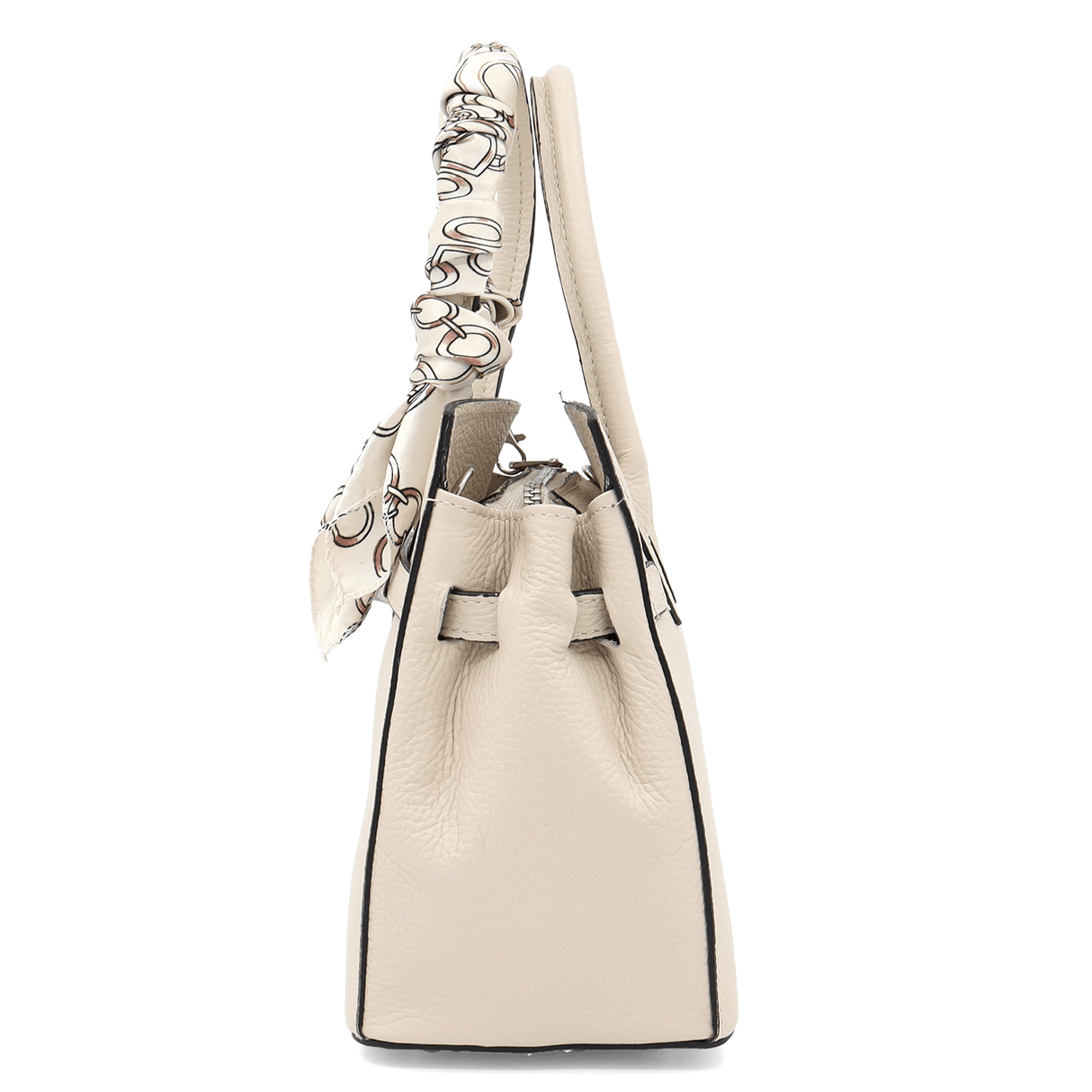 Luxus táska természetes bőrből - bézs