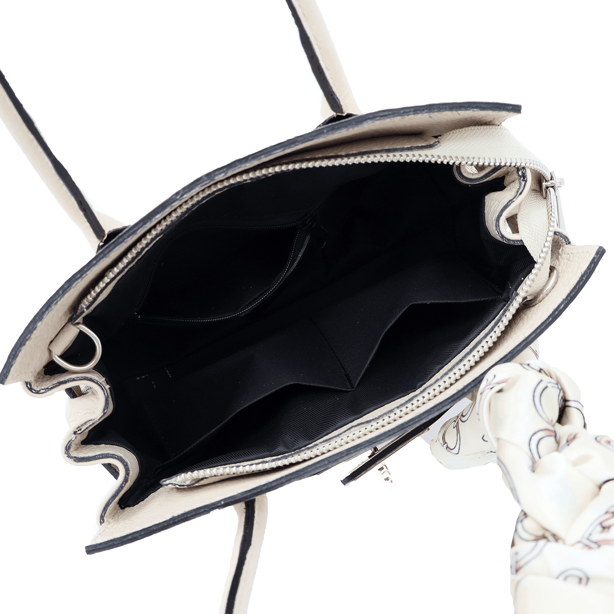 Luxus táska természetes bőrből - bézs