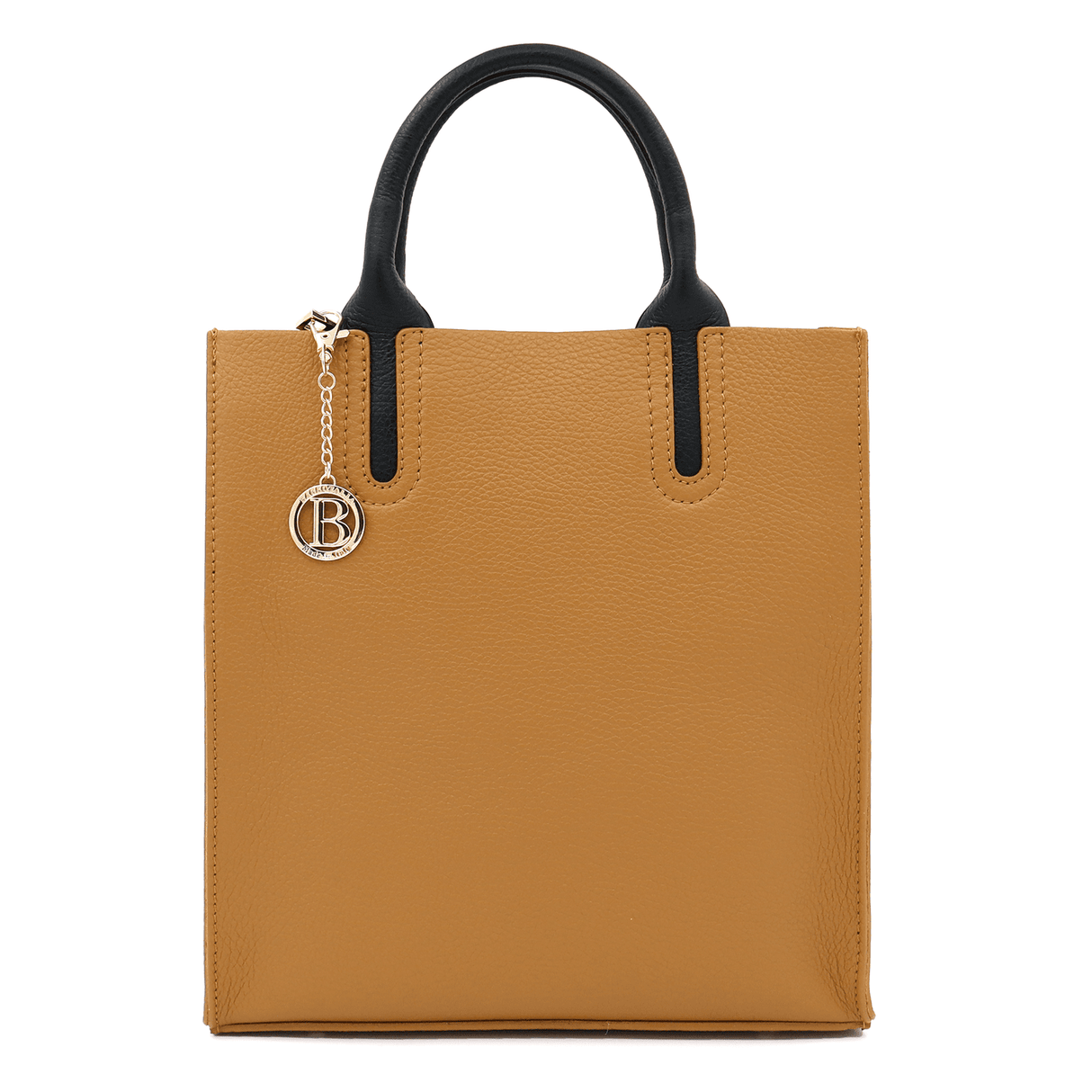 Florentina természetes bőr női táska - cserépbarna