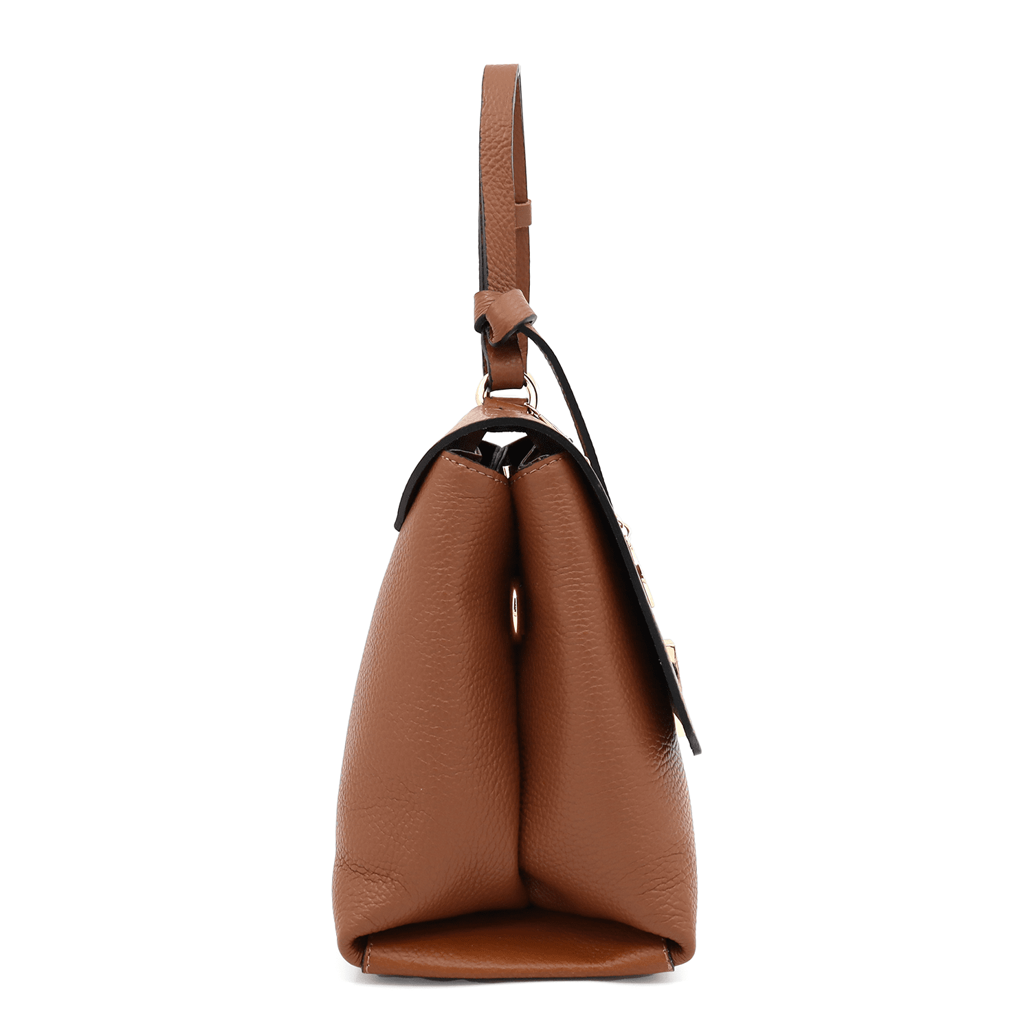 Női táska természetes bőrből Viola - cseréptetőbarna