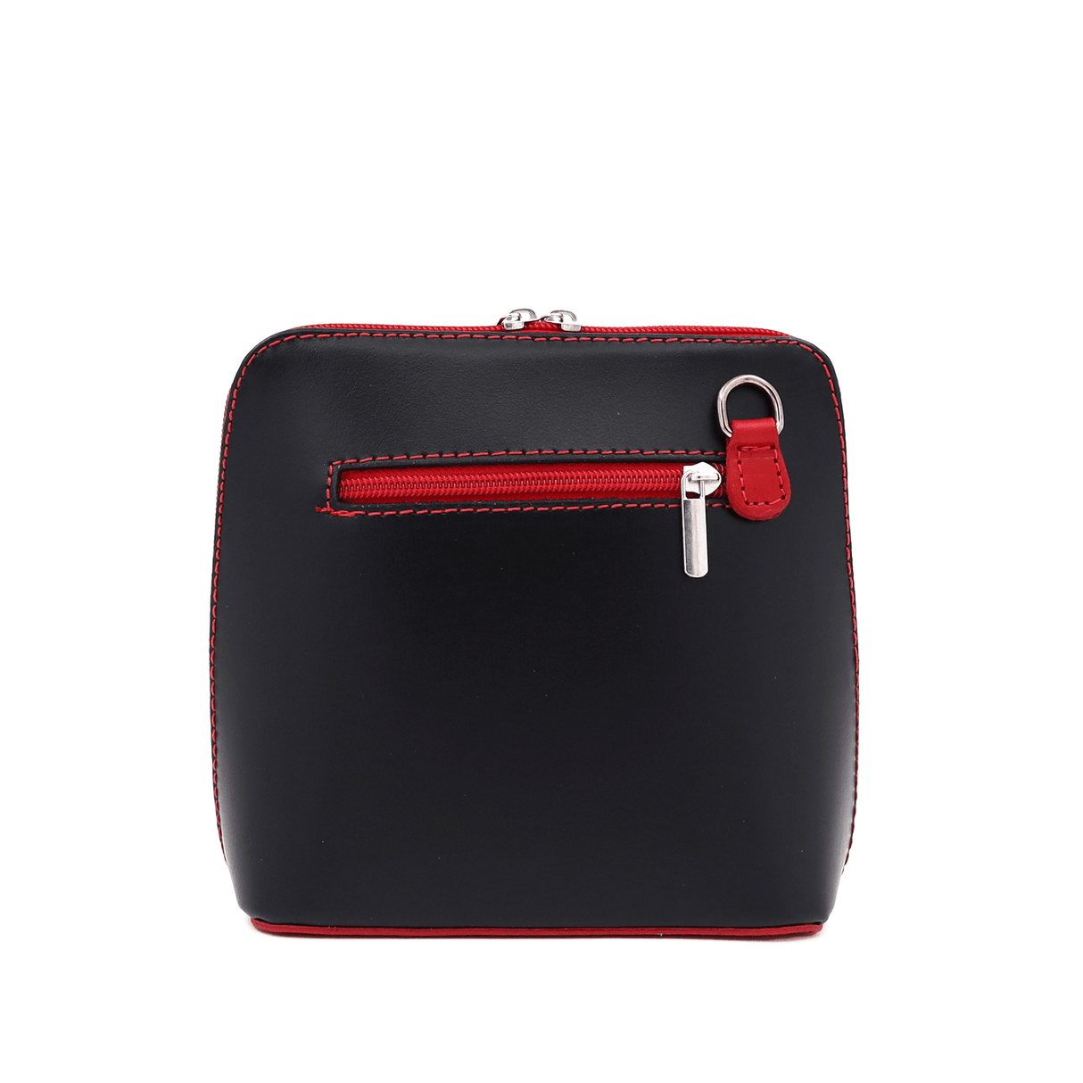 Természetes bőr válltáska - fekete