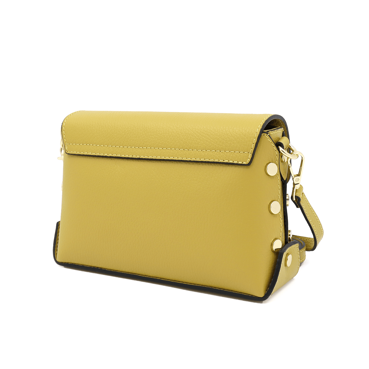 Antoanella természetes bőrből készült női táska – lime