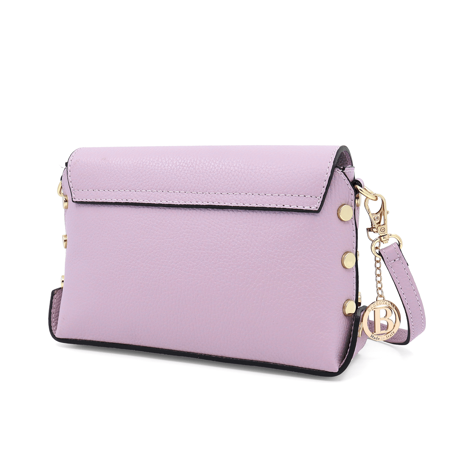 Antoanella női táska természetes bőrből - lila