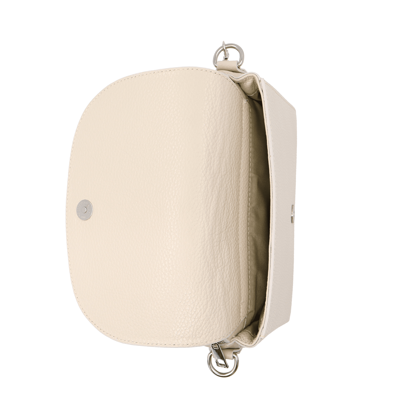 Természetes bőr válltáska Milana - bézs