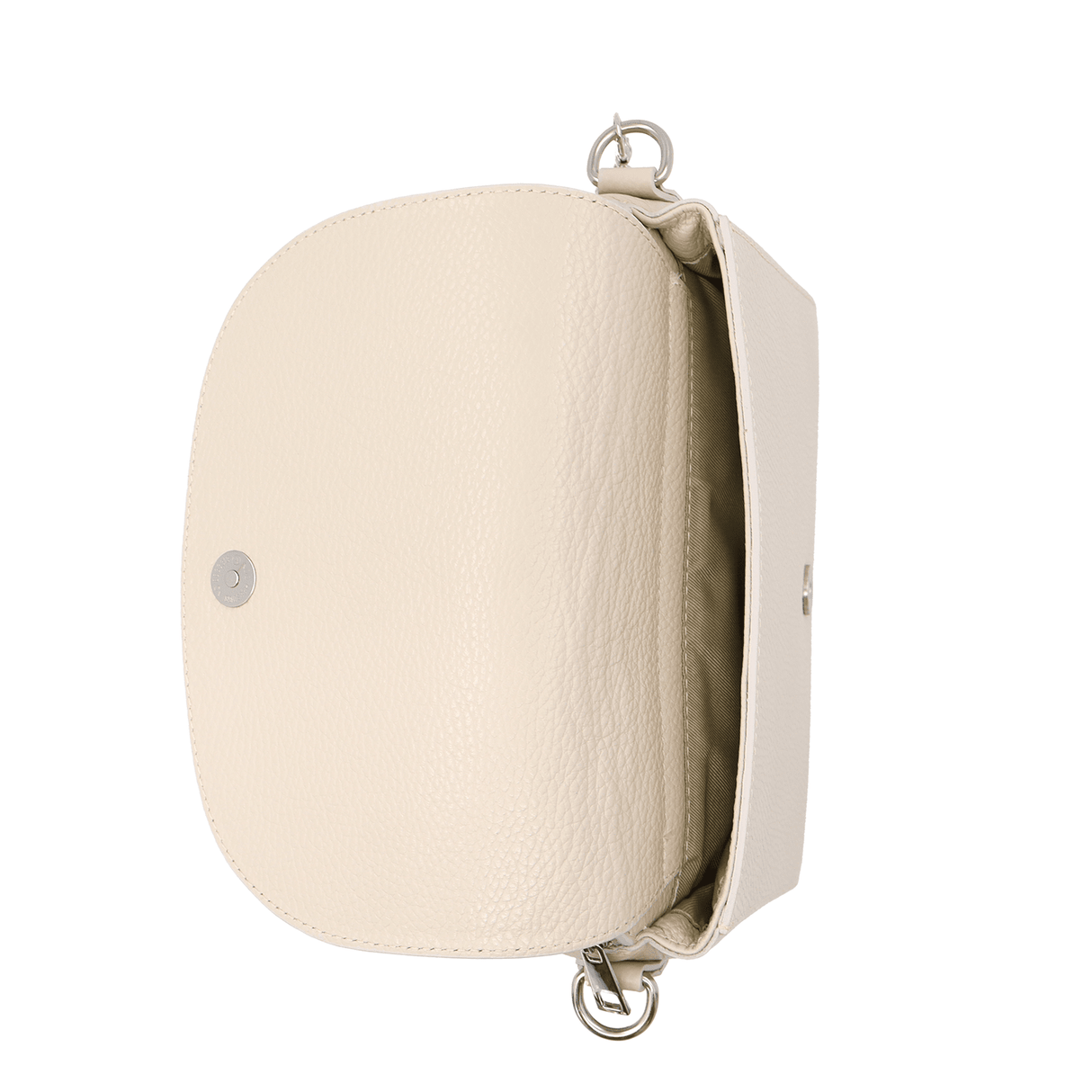 Természetes bőr válltáska Milana - bézs