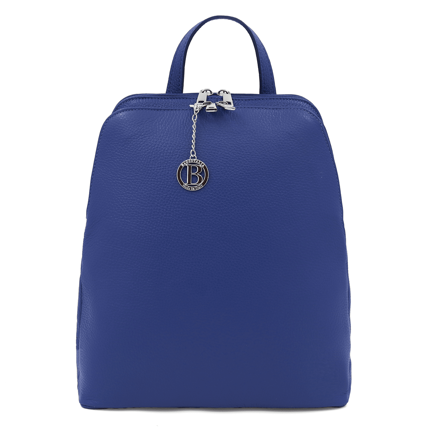 Női hátizsák természetes bőrből - Terina - sötétkék