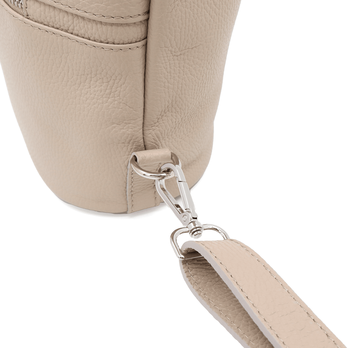 2 az 1-ben - Carmena természetes bőr táska és hátizsák - bézs