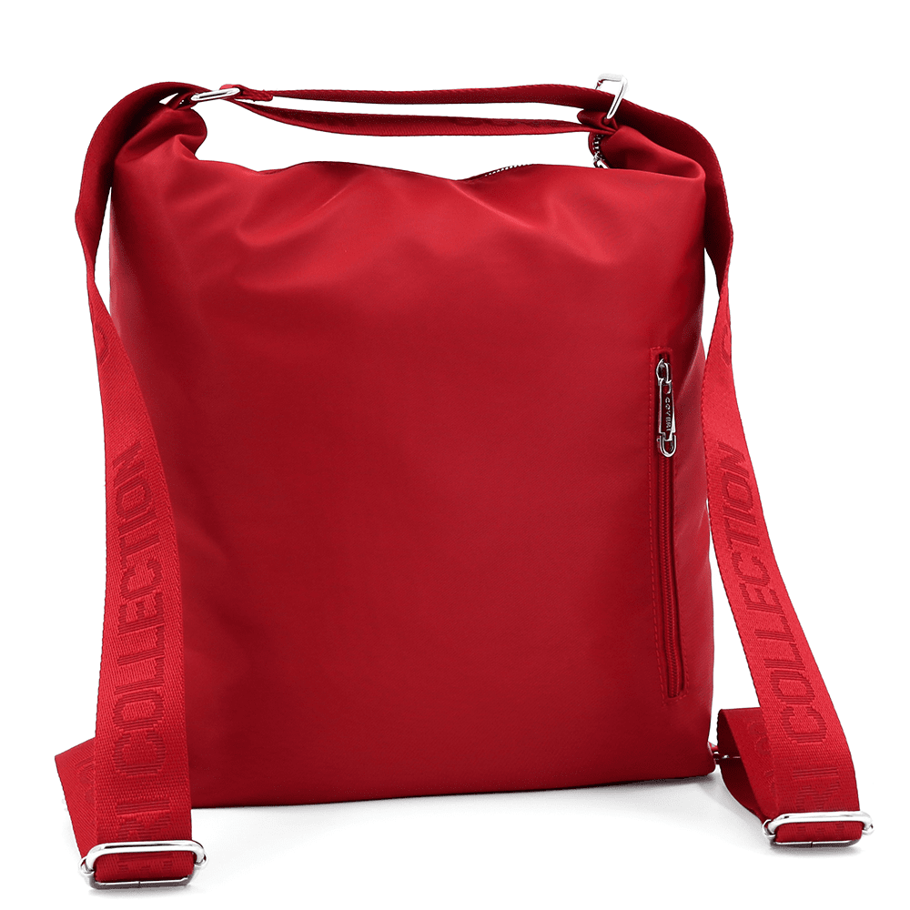 2 az 1-ben – Nagy vízálló táska és hátizsák – piros