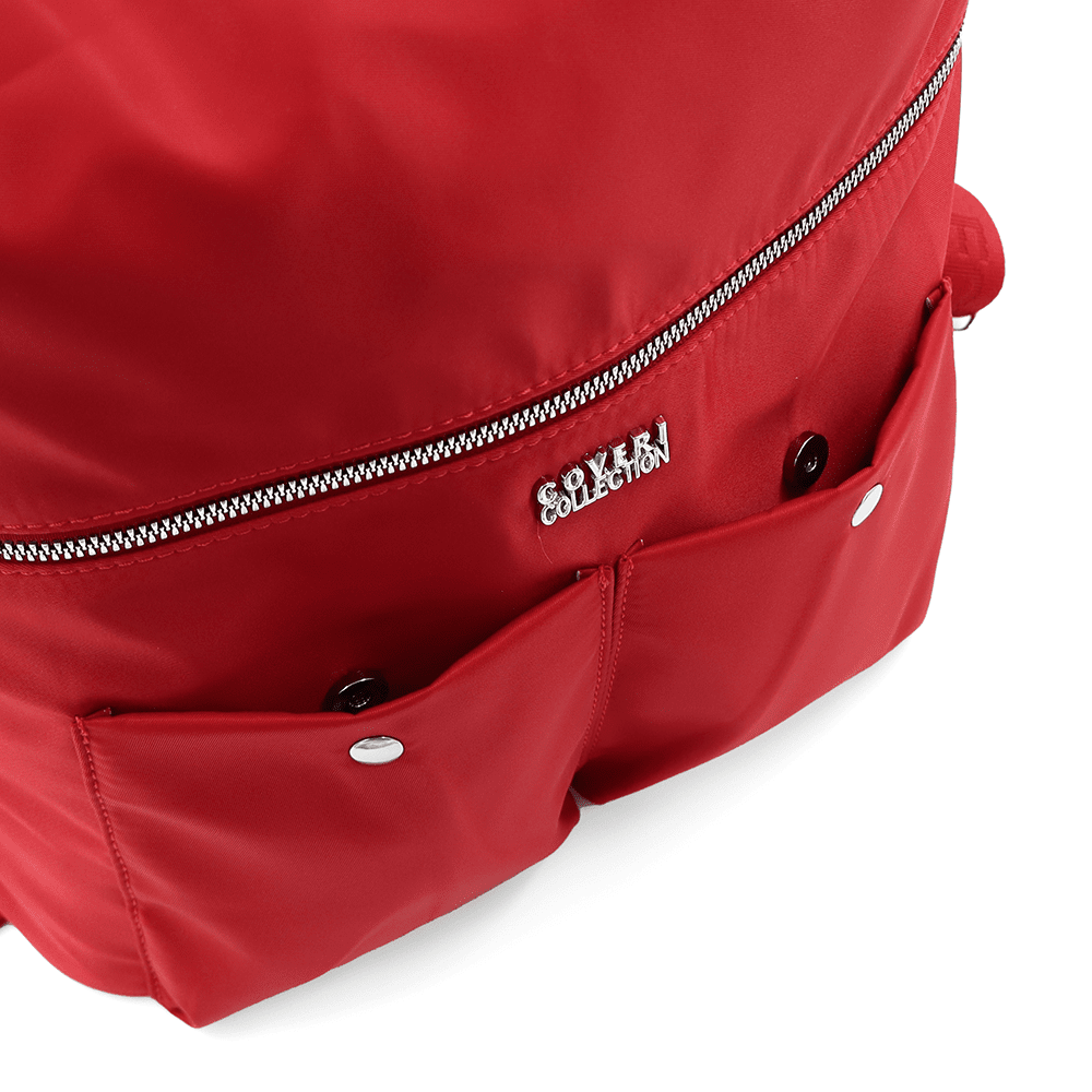 2 az 1-ben – Nagy vízálló táska és hátizsák – piros