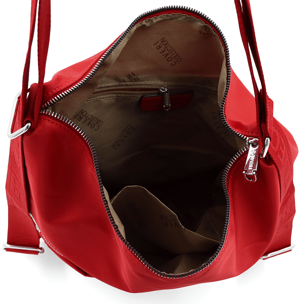 2 az 1-ben – Nagy vízálló táska és hátizsák – piros