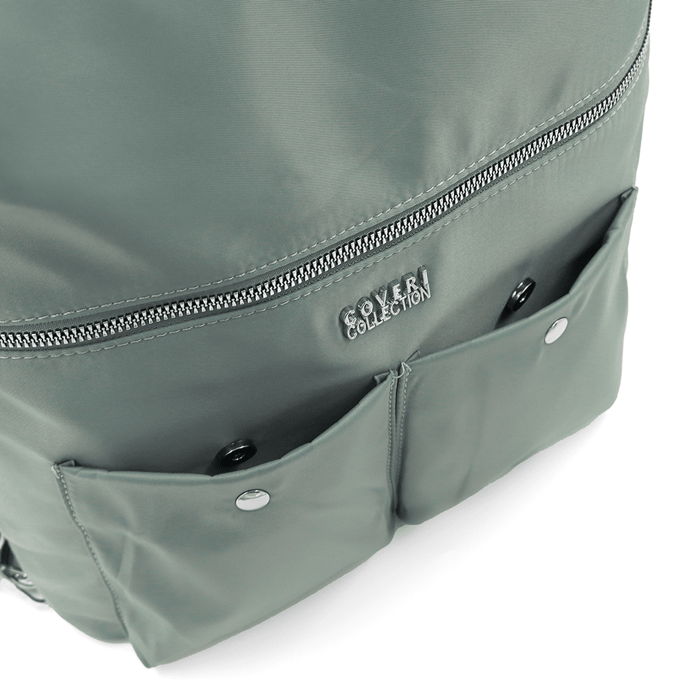 2 az 1-ben - Nagy vízálló táska és hátizsák - zöld