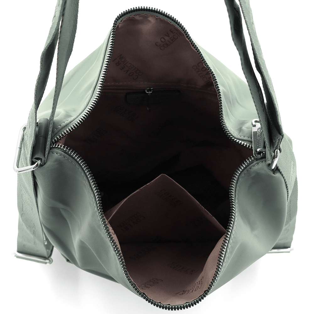 2 az 1-ben - Nagy vízálló táska és hátizsák - zöld