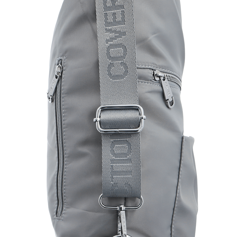 2 az 1-ben - Nagy vízálló táska és hátizsák - világosszürke